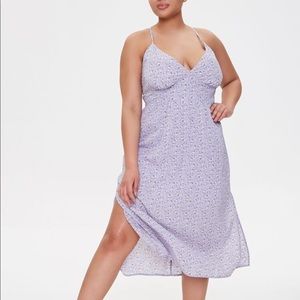 Floral Midi Dress! Size 2X!